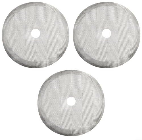 Ensemble de filtres de rechange pour cafetière à piston française, filtres en maille d'acier inoxydable pour cafetière à piston de 8 tasses, compatibles avec presse 350 800 1000 ml, facile à nettoyer