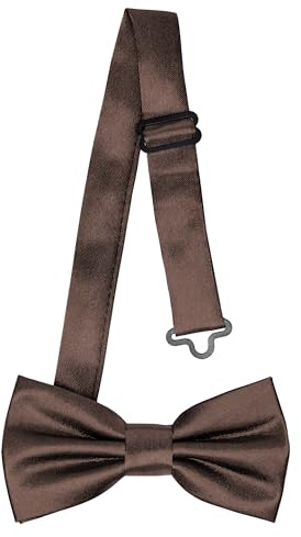 Ladeheid Kinder Jungen Fliege - Vorgebunden, Einstellbares Band, Glänzendes Design, Ideal für Hochzeit, Geburtstag, Einschulung - Strapazierfähig & Stilvoll Größe 10cm x 5cm BKS