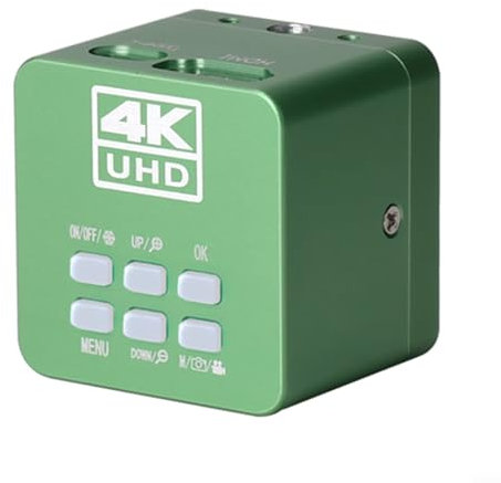 Microscopio digitale con fotocamera ultra HD 4K 2160P USB per laboratorio, videoregistratore per istruzione, ricerca scientifica, laboratorio (EU 220 V)