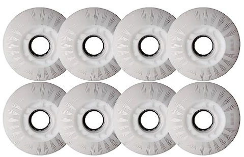 Skateboard-Räder, Inline-Rollschuh-Räder für den Innen- und Außenbereich, 90A, LED-Leuchträder, Rollschuh-Räder für den Innenbereich, Flash-Inline-Skates, Ersatzräder (8er-Pack), w