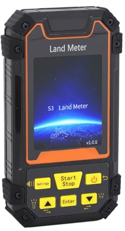 Misuratore di Rilevamento del Territorio Misuratore di Distanza 'Area del Chip del Ricevitore GNSS per Pendio Montano, Misuratore di Area Terrestre Portatile con Schermo a Colori