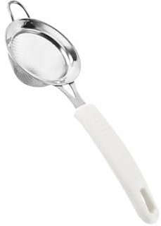 ELAYARD 1pezzi Setaccio Farina Acciaio Con Rete Fina Doppio Colino Alimentare Manuale Per Zucchero Velo e Uova Strumento Leggero e Antiruggine Per Pasticceria e Cucina