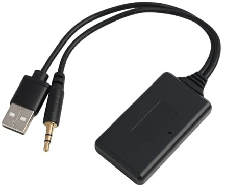 3.5mm AUX Drahtloser Bluetooth 5.0 Empfänger, Bluetooth AUX Adapter, Audio Transmitter, Einfache Installation, Auto Blue-Tooth Adapter, Schnelle Musikübertragung