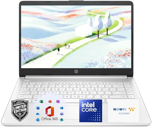HP Ultrabook Laptop with Copilot AI & Office 365 • Intel High Performance CPU • 16GB RAM • 1.6TB Storage (576GB SSD and 1TB OneDrive) • Windows 11 w/o Earbuds