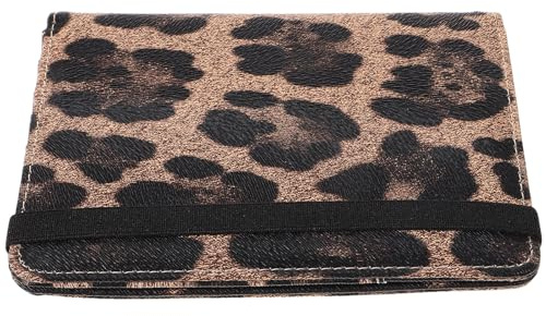 DOITOOL Custodia Porta Passaporto in Pu con Motivo Leopardato alla Moda, Protezione Rfid e Multi Tasche per Carte, Organizer per Documenti di Viaggio per Donna e Uomo