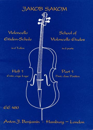 Violoncello-Etüden-Schule: Erste, enge Lage. Heft 1. Violoncello.