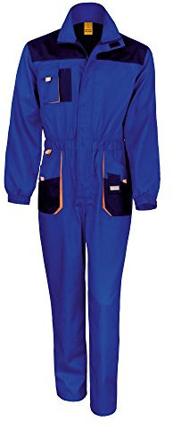 Ergebnis R321 X work-guard Lite Overall ,Mehrfarbig (Royal/Navy/Orange), xl