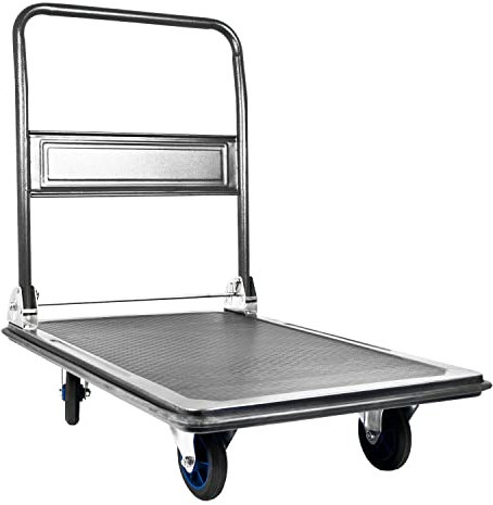 Warehouse PLATFORM TROLLEY Heavy Duty Folding Box Truck (Large (max 300kg))