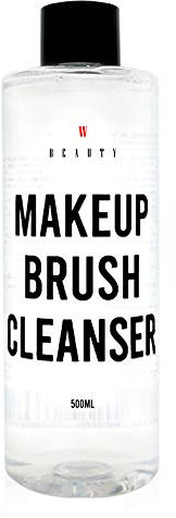 W BEAUTY Make-up Pinselreiniger Shampoo – Professionelle Sanfte & Effektive Reinigung, Entfernt Make-up-Rückstände & Schmutz, Für Saubere & Gepflegte Pinsel 500ml/16.6 Fl Oz