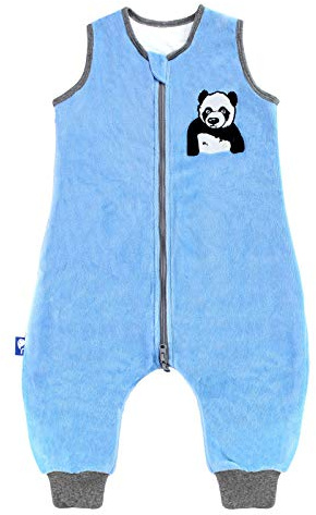 ililmmoe Baby unisex sovsäck med fötter Pyjamas Spädbarn Går bomullssovsäck Bärbara filtar Tog1.5