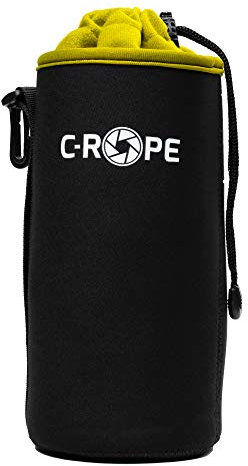 C-Rope Neopren Objektivbeutel mit Fleece-Fütterung als Schutz für Objektive oder Kamerazubehör, Größe XL