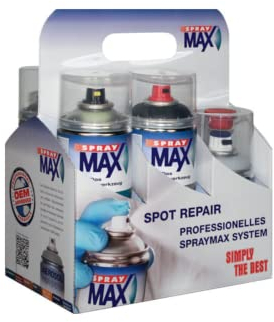 SprayMax SixPack Spotrepair | So einfach war der Start zum professionellen Spot Repair noch nie,Metall- und Kunstoffrepair