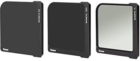 Kase 3er Set Filter Stop ND8, 3 ND64 6 Stop, CPL Universal Magnetisches Smartphone optisches Glas
