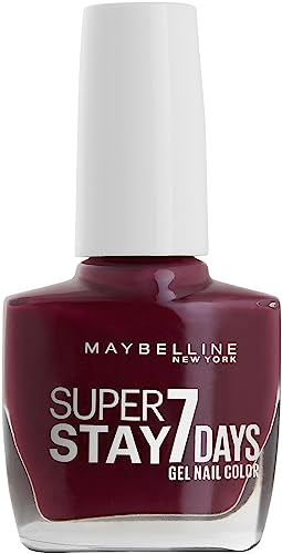 Maybelline New York Superstay 7 Days Nagellack Nr. 924 Magenta Muse, farbiger Nagellack, Farblack, langer Halt