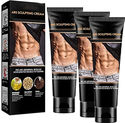 DUBUSH 2023 Hot Cream for Belly Fat Burner,Sculptique Abs Sculpting Cream,Straffungscreme für Bauch und Oberschenkel,Hautstraffungscreme für den Körper für Männer und Frauen