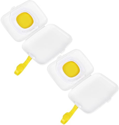 2St Box für Babytücher Tragetuch für Babytücher Reisespender Halter für Babytücher Feuchttuchhalter tragbar Feuchttücher Säuglingsprodukte Box für feuchte Tücher Reisen Tissue-Box