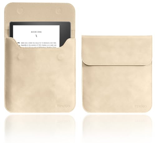 TiMOVO Funda Protectora eReader 7 Pulgadas, Albaricoque