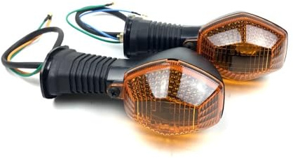 JIANYISR Blinker Motorrad Für Suzu&ki Für GSF 600/650/1200/1250 N/S Für Bandit Für GSF1250SA Für GSX650F Für GSX1250FA Blinker Lampe Blinker Kontrollleuchte(Amber)