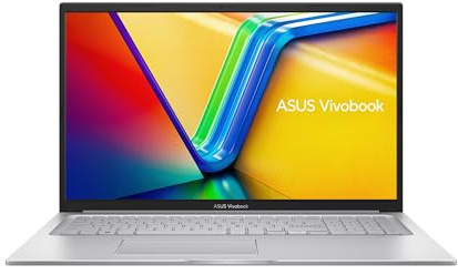 ASUS Vivobook 17 X1704VA Laptop | 17,3 FHD 16:9 IPS Display | Intel Core 7 150U | 16GB RAM | 512GB SSD | Intel Iris Xe | Win11 Home | QWERTZ | Cool Silver