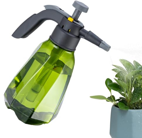 Spruzzatore a pressione – Annaffiatoio a pressione | Plant Mister Spill Flother | Pompa a pressione da giardino | Comoda bottiglia a mano con manico regolabile | 1,5 l
