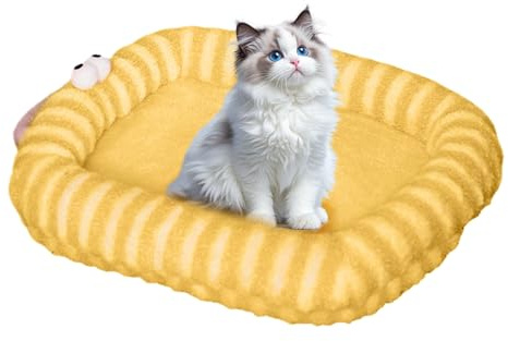 Quorvex Grand Panier pour Chat,Canapé Doudou Moi pour Chat et Chien Chaud et Confortable | Grande Literie Polaire pour Nuit d'hiver Chiots et Chaton - Sommeil Intérieur Extérieur Décoration Maison