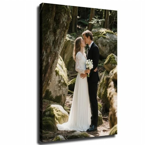 Canvas Prints With Your Photos : Personalized Custom Canvas Prints, Digitally Printed Photo To Canvas Ideal For Home Decor Gifts Keepsakes (8 Lx10 W, Framed)