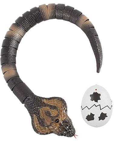 Generico Elektrische Katze Cobra - 35cm Ferngesteuerte Schlange realistische interaktive Bewegung | Unterhaltung zur Vermeidung von Hindernissen mit intelligentem Sensor für