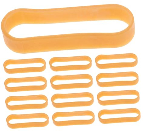 GRADENEVE 13 Pezzi Fascia Elastica Larga Morbida e Flessibile in Gomma Marrone Facile da Applicare e Rimuovere, la Creazione di Stampi Ceramici per Stampi in Gesso e Ceramica