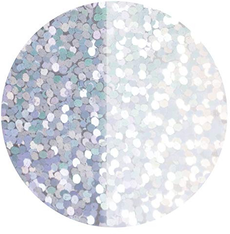Goodtimes Metallic Konfetti Rund, 2cm als Party Dekoration für Hochzeit, Geburtstag, 100g Packung, Holo Silber