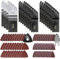 82 Oscillating Saw Blades, Oscillating Tool Blades Accessories with Sandpaper, 4PCS Bi-Metal Blades, Quick Release Multi Tool Blades Fits Most Models The Market