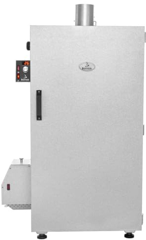 Borniak Forno affumicatore semplice da 150 con pannello di controllo fino a 120 °C, capacità 150 litri, 7 piani per fino a 20 kg di carne