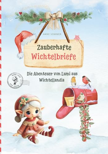 24 Wichtelbriefe für Kinder – Mit Lumi aus Wichtellandia | Adventskalender Idee mit Geschichten, Streichen & Vorlagen | DIY 3D-Wichtelhaus Bastelset ... & Bastelvorlagen für dein Wichtelhaus