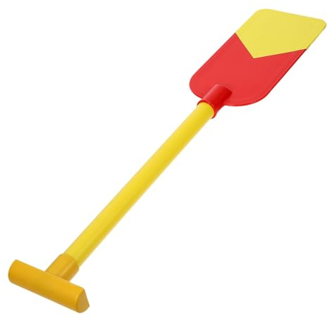 Abaodam Pagaie pour Bateau Garçon et Filles 60 Cm en Plastique Rouge et Jaune, Rameur Léger et Solide, Accessoire de Spectacle pour Entraînement et Performance, Pagaie de Kayak et Rame