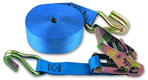 Chapuis gab17 Polypropylen-Gurt, mit Spanngurt mit Ratsche und 2 Haken geschlossen – Spannung maximale Verwendung 200 kg – Breite 35 mm – Länge 5, M – Blau