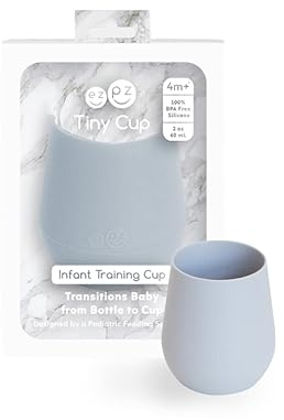 Ezpz Eutsp003 Tiny Cup Bicchiere per L'Apprendimento del Bambino, in Silicone Alimentare Morbido