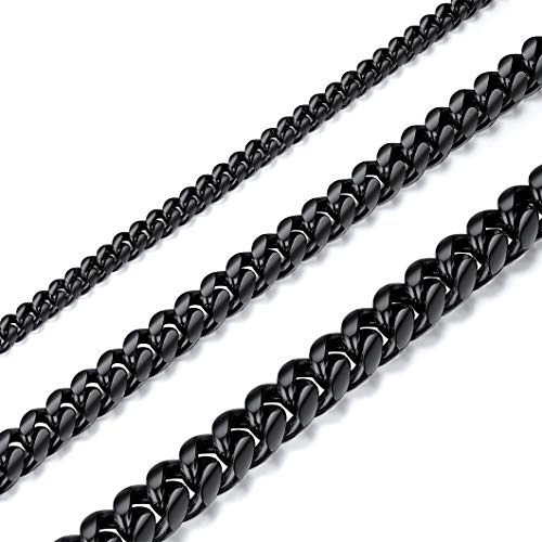 Richsteel Halskette Herren Kette Wasserfest Edelstahlkette Gliederkette