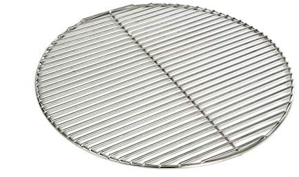 Grillrost Ø 50 cm aus Edelstahl rostfrei und elektropoliert 4 mm für Grill rund, Kugelgrill, Feuerschalen Grillschalen Rundgrill