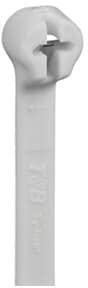 ABB Nylon 66 Kabelbinder Kabelrinne Weiß 4,9 mm x 295mm, Packung a 15000 Stück