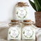 Bougies personnalisées Mariage, cadeau d'invités, thème champêtre. (Lot de 10 bougies) (Fleur d'Oranger)