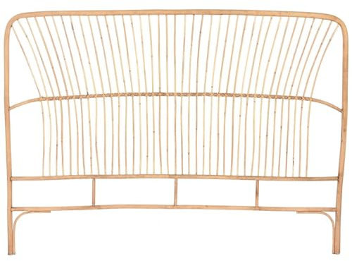 Home ESPRIT Testiera per letto marrone naturale, marrone chiaro, in bambù, 160 x 3 x 115 cm