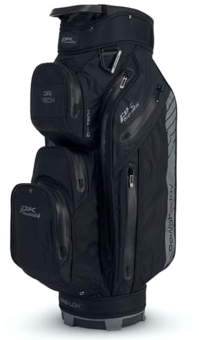 Powakaddy Unisex Dri Tech Cart Bag - Stealth Black - One Size