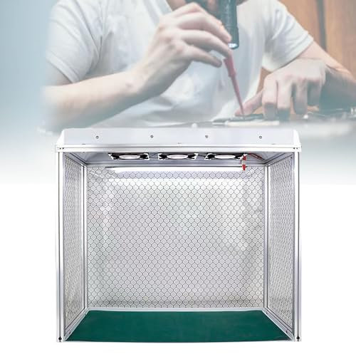 vnmudzeo Filtro Ventola Cappa A Flusso Laminare, con Filtro di Pulizia Classe 100 del Banco di Lavoro Senza Polvere, per La Riparazione di Telefoni da Laboratorio