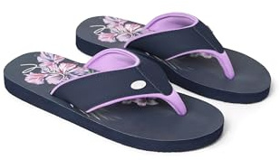 Animal Swish Womens AOP Flip Flops - Slip-on, Lightweight Sandals with Soft padded upper straps - For Spring Summer, Beach & Outdoors Light Purple Adult Shoe Size 6