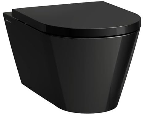LAUFEN Kartell WC suspendu, chasse deau basse, avec Silent Flush sans rebord, 545x370x355mm, H8213310200001, Couleur: noir brillant