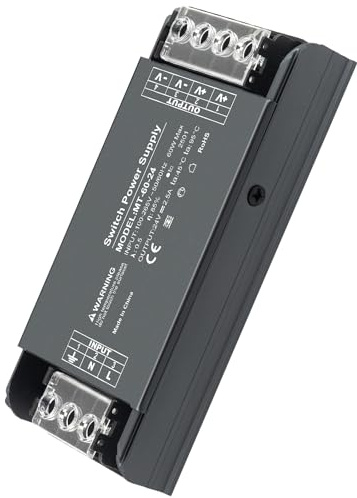 Karyoosi LED Trafo 24V 60W, Trafo 230V auf 24V 2.5A, LED Netzteil Kompaktes und Robustes für LED Lampen und Streifen