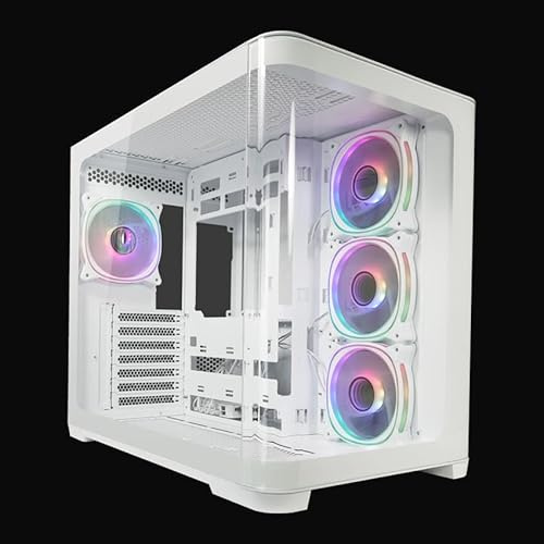 LC-Power ATX Midi Tower Pro-Storm Light, White
