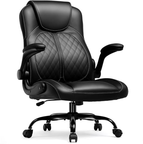 GTPLAYER Silla Gaming con Reposabrazos Elevables – Silla de juego ergonómica con función basculante – Asiento para PC Gaming de espuma de alta densidad negro