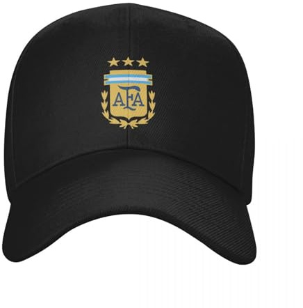 ECUXSRHN Gorra para Hombre Gorra de Pesca con el Logo de 3 Estrellas de Argentina AFA Sombrero para Playa y Sol.