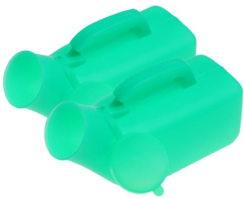 OUNONA 2St Bärbara Urinflaskor Bekväm Urinbehållare för Hushålls Resefunktioner Ergonomisk Design för Utomhusbruk Patientvård
