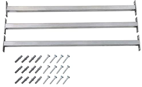 Juroupi Barre di Sicurezza per Finestra Regolabili 3 pz 710-1200 mm,Articoli di ferramenta,Materiali da Costruzione,Finestre-144516